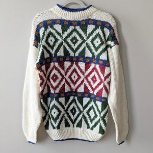 Vintage Complements Chunky Knit Grandpa Sweater